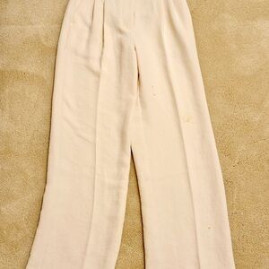 Aritzia Wilfred Cream Women's Trousers